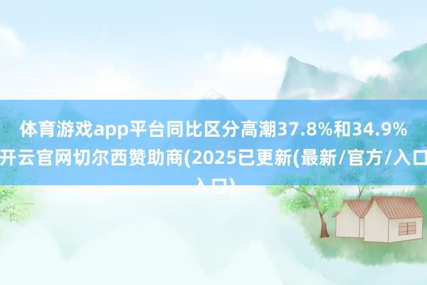 体育游戏app平台同比区分高潮37.8%和34.9%-开云官网切尔西赞助商(2025已更新(最新/官方/入口)